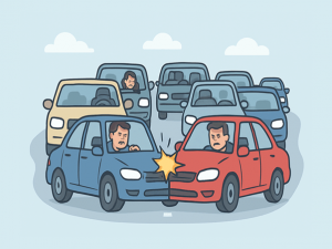 تبعات نگه داشتن خودرو در صحنه تصادف