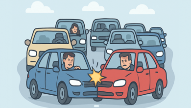 تبعات نگه داشتن خودرو در صحنه تصادف