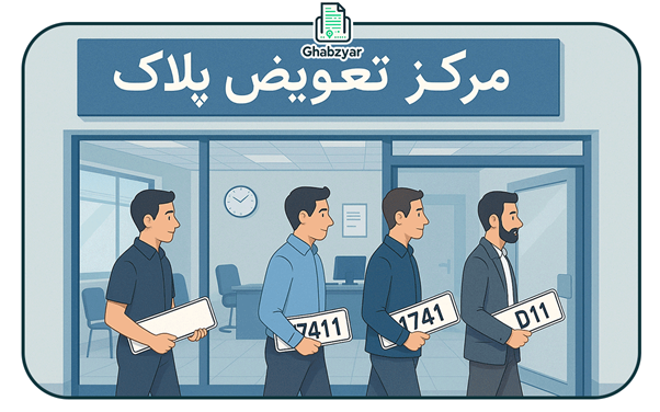 ساعات کاری مراکز تعویض پلاک